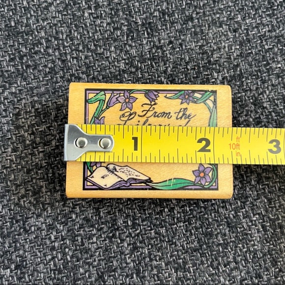 •’93 Comotion Book Plate Rubber Stamp• - Picture 4 of 5